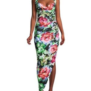 Norma Kamali Cayla Side Drape gown